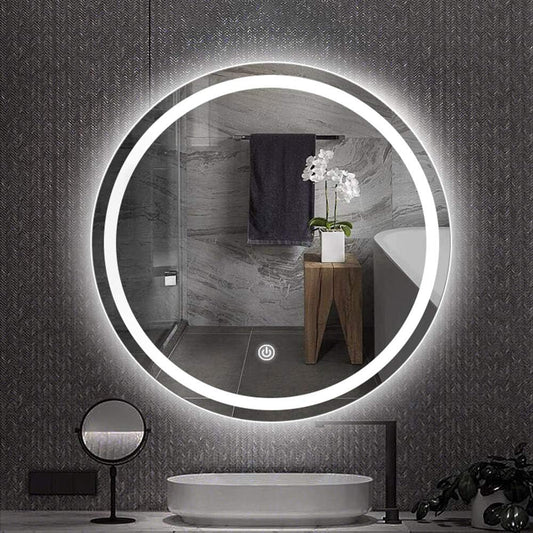 Miroir rond avec LED et capteur tactile – Design haut de gamme 70 cm