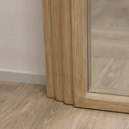 Miroir arche Luciana en bois lavé - Pleine longueur - 180 x 110 cm